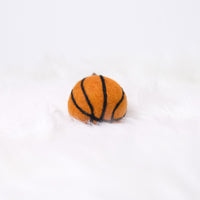 Handmade Felt Basketball Keychain