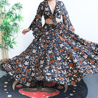 Luna Mystic Witchy Skirt and Bell Sleeve Top