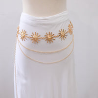 Plus Size Celestial Sun Chain Belt