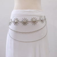 Plus Size Celestial Sun Chain Belt