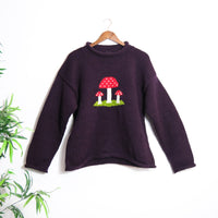 Mushroom Magic Knitted Sweater