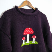 Mushroom Magic Knitted Sweater