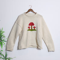 Mushroom Magic Knitted Sweater
