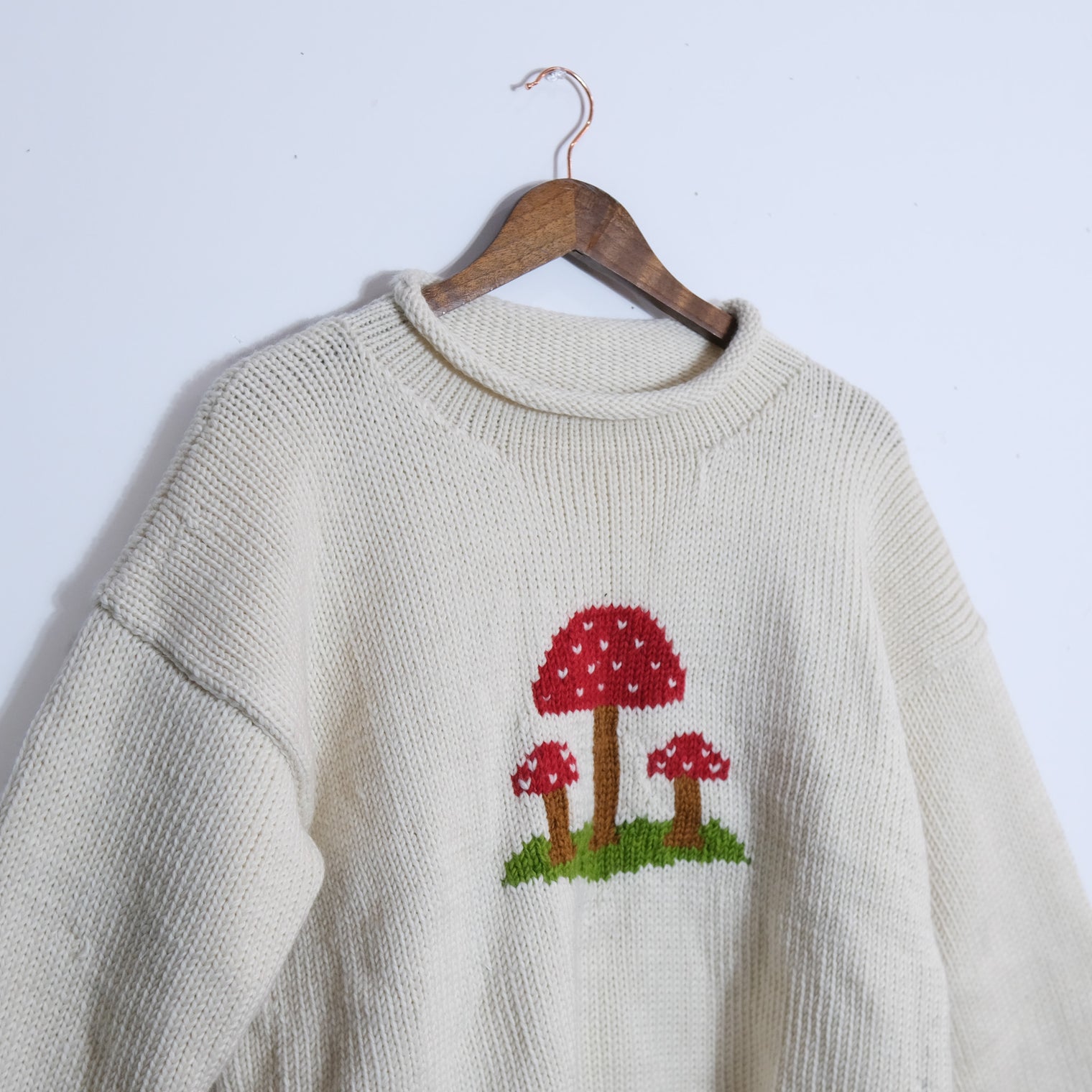 Mushroom Magic Knitted Sweater