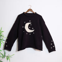 Moonlit Harmony Knit Pullover