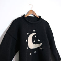 Moonlit Harmony Knit Pullover