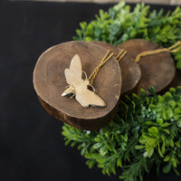 Boho Butterfly Crystal Necklace