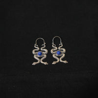 Dangle Goth Snake Earring