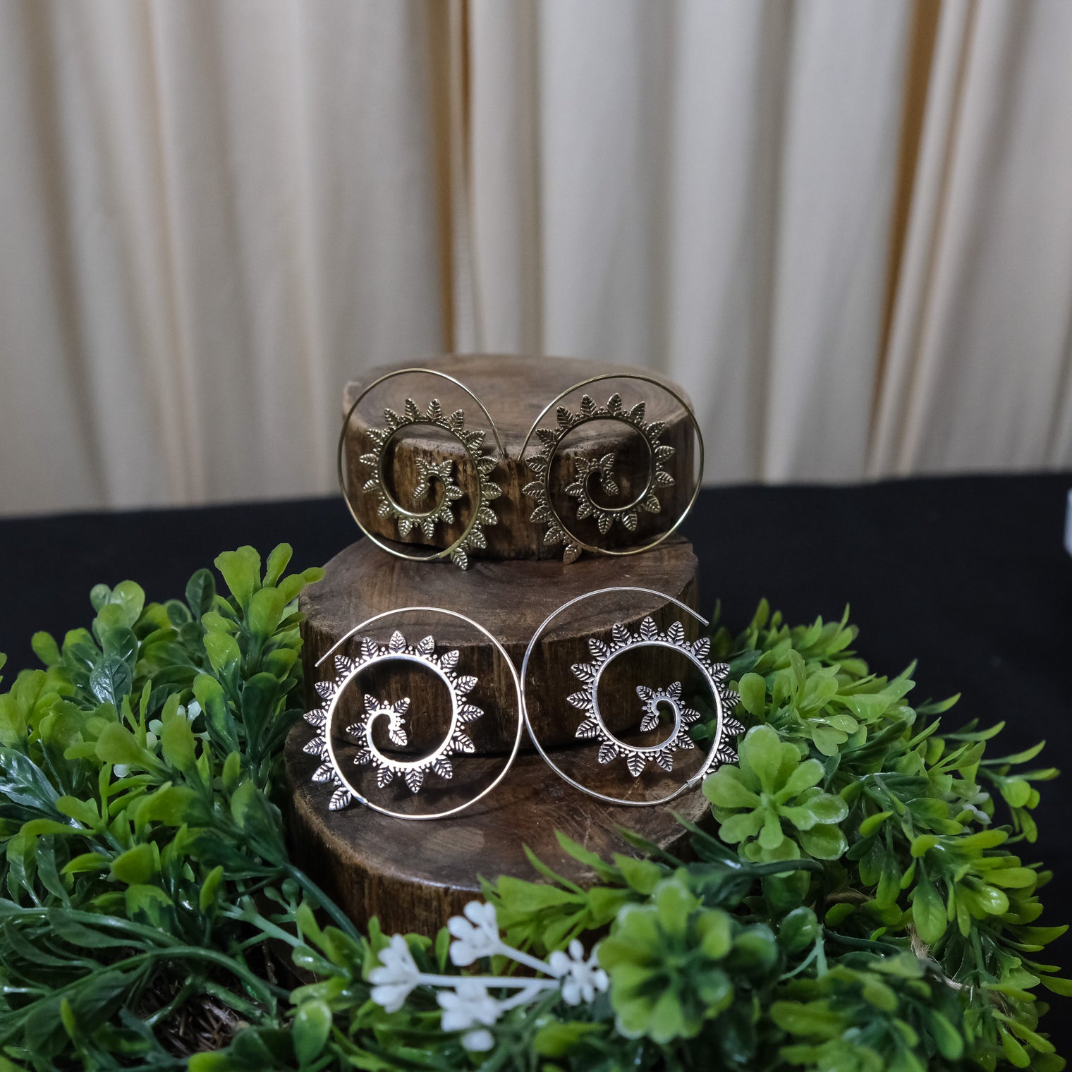 Handmade Spiral Boho Earring