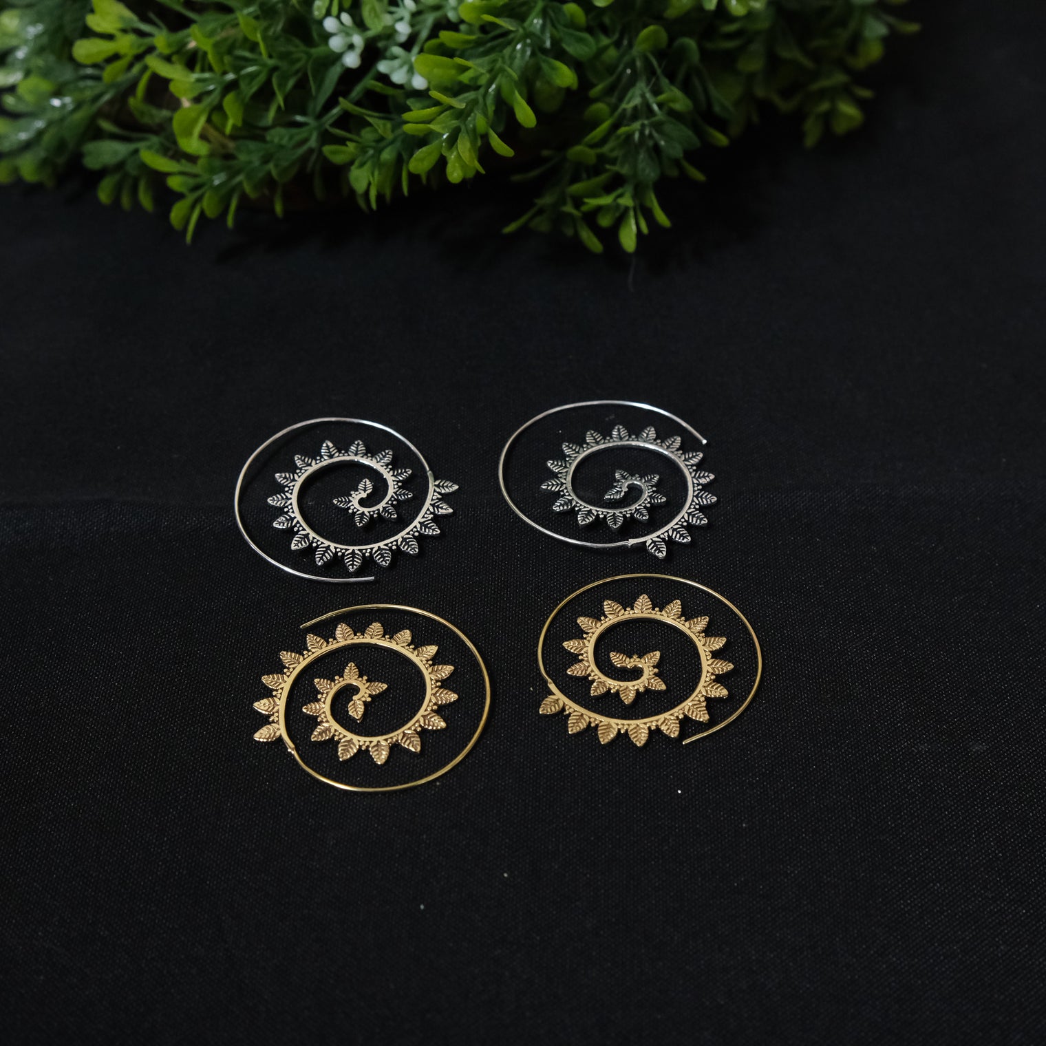 Handmade Spiral Boho Earring