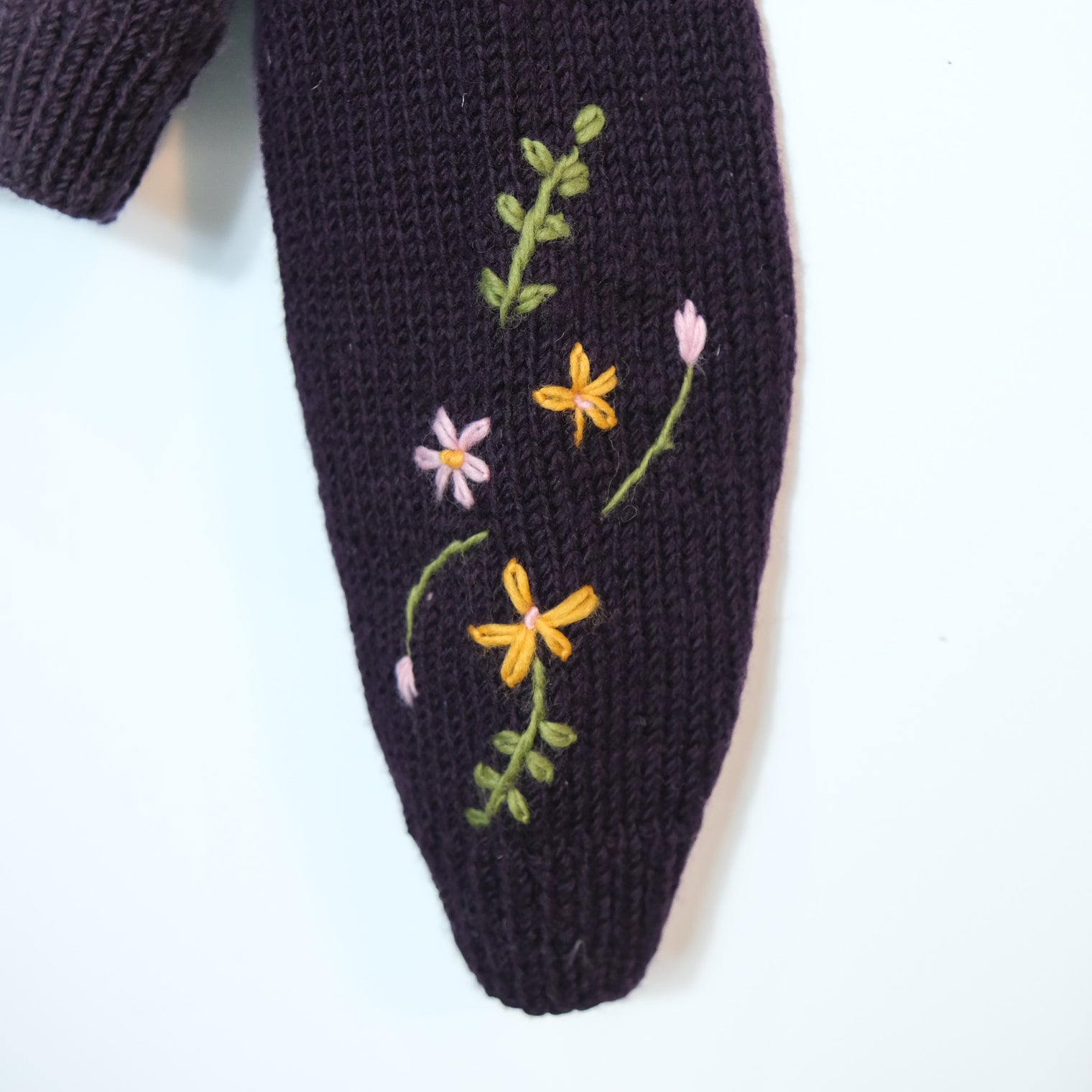 Butterfly Meadow Knit Crop Sweater