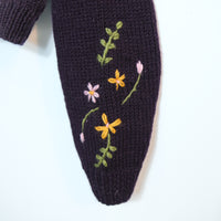 Butterfly Meadow Knit Crop Sweater