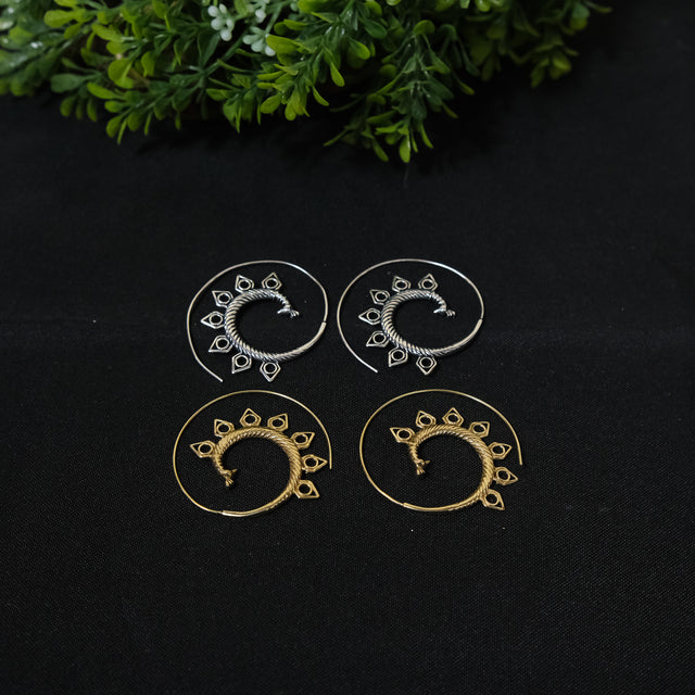 Handmade Spiral Boho Earring