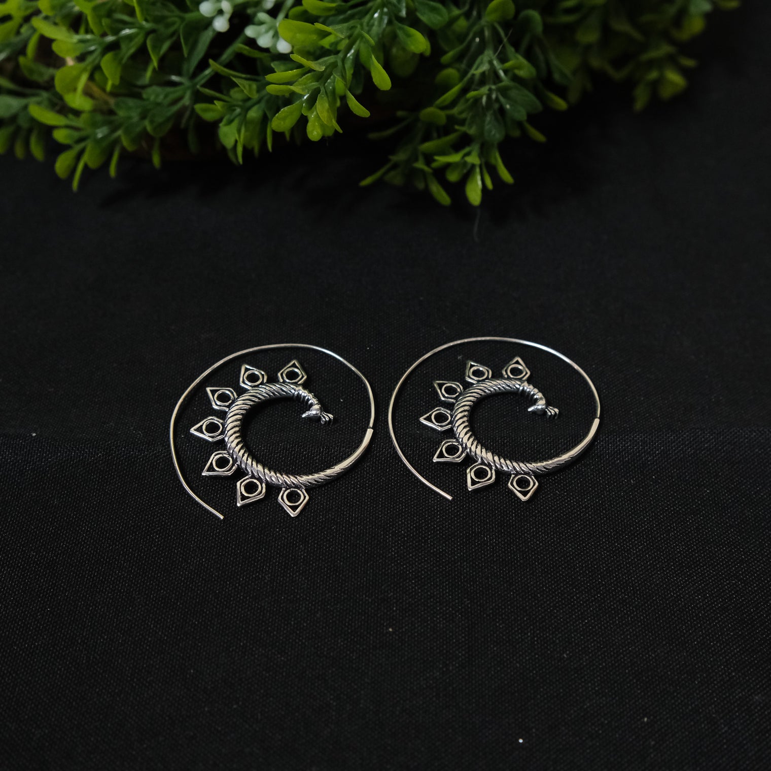 Handmade Spiral Boho Earring