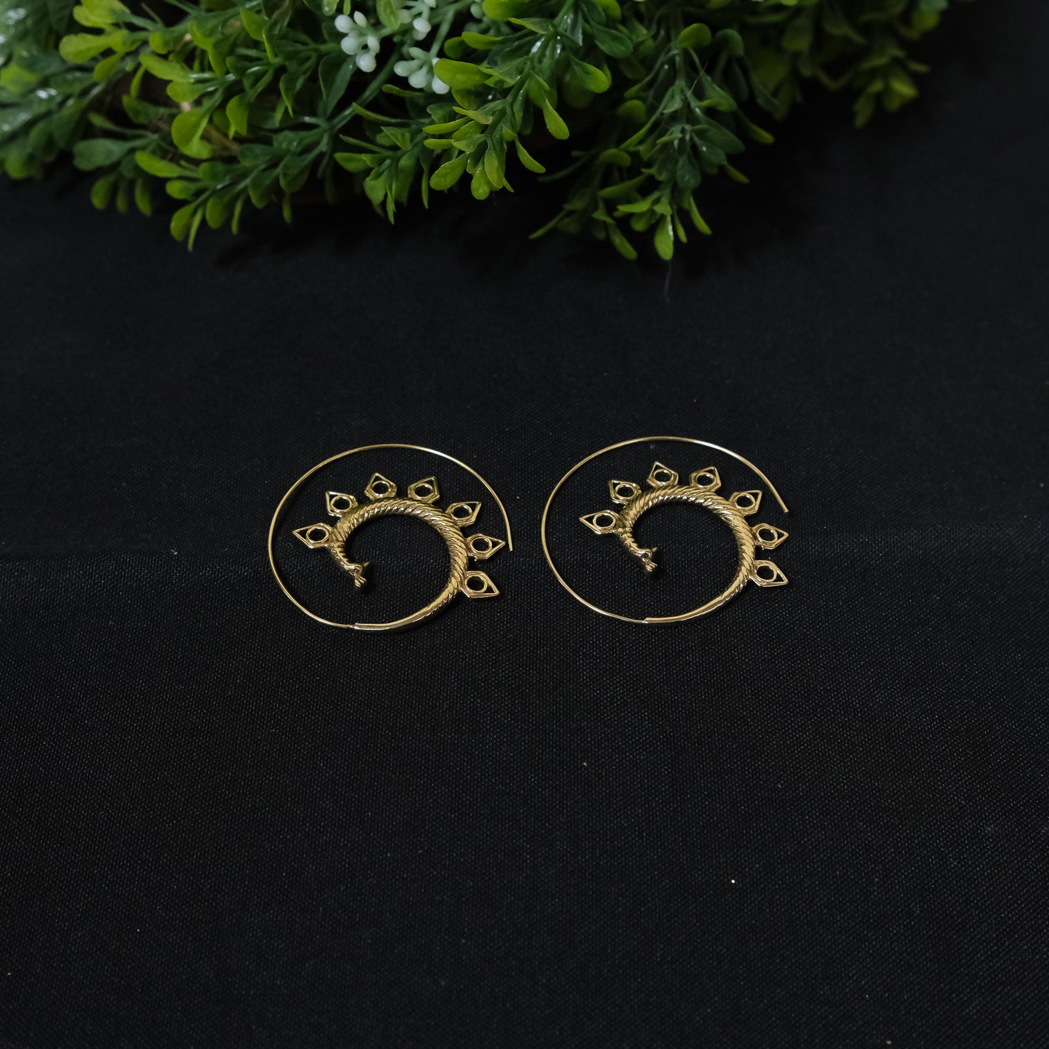 Handmade Spiral Boho Earring