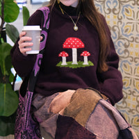 Mushroom Magic Knitted Sweater