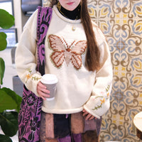 Butterfly Bliss Knit Sweater