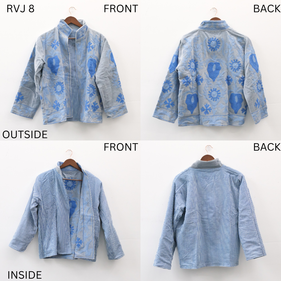 One of a Kind Velvet Embroidery Jacket