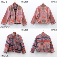 Reversible Velvet Embroidery Jacket