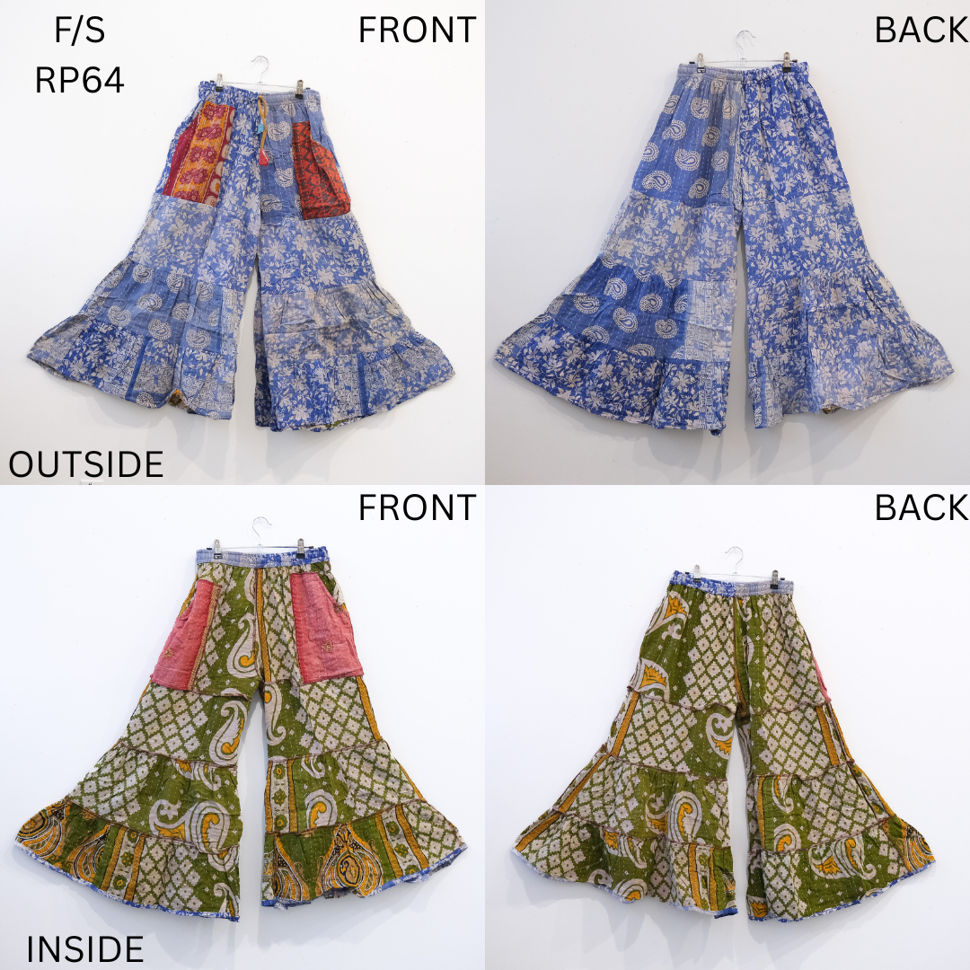 Kantha Reversible Palazzo Pants