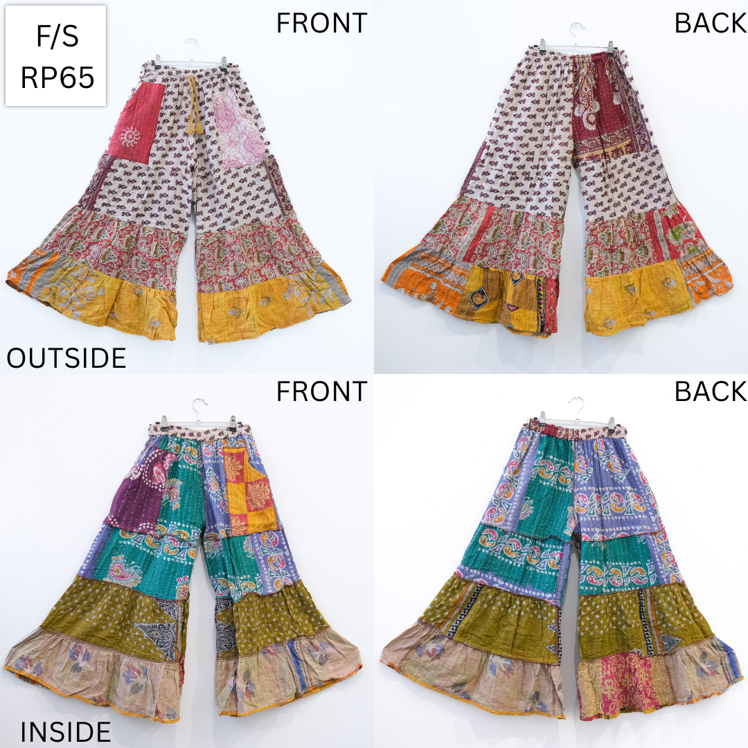 Kantha Reversible Palazzo Pants