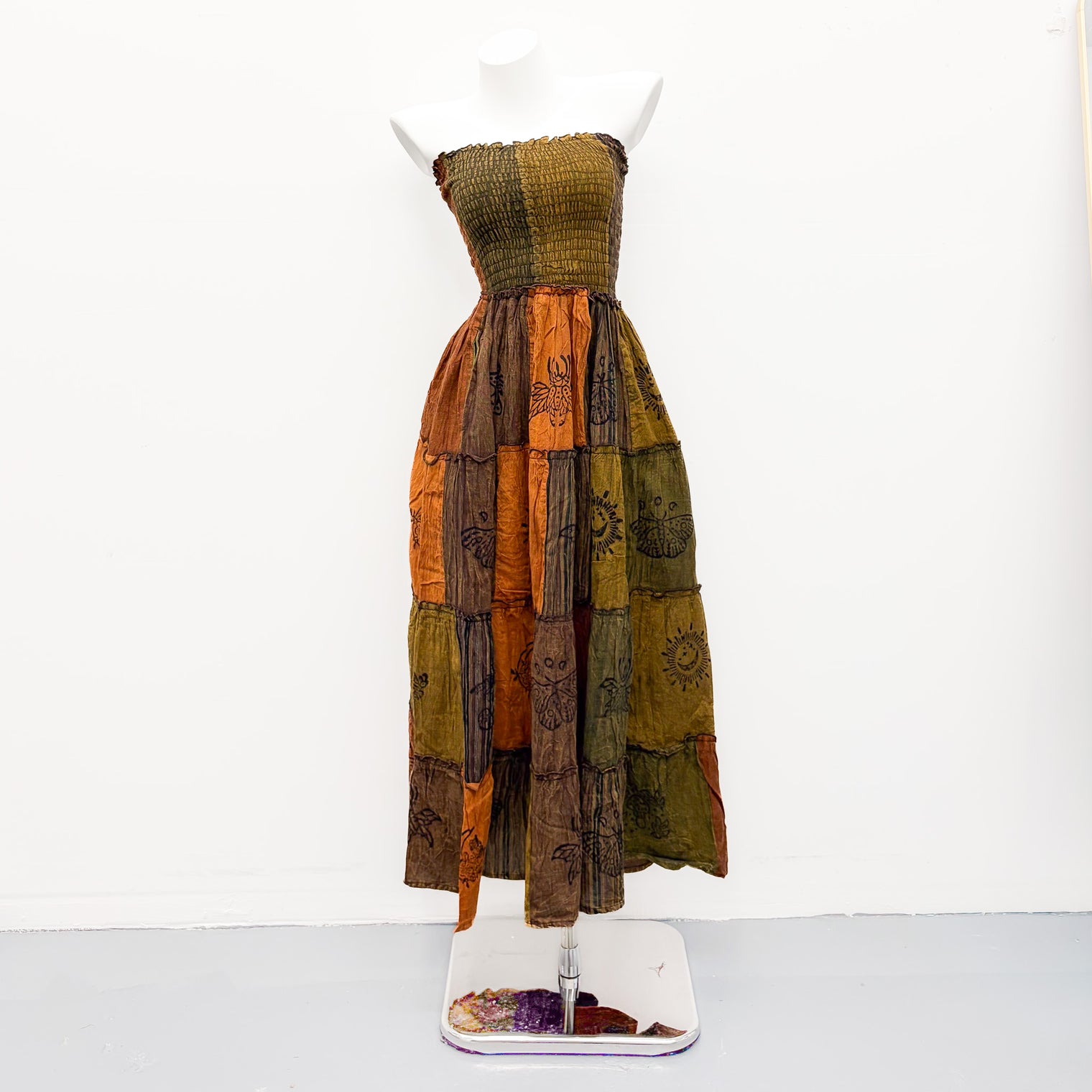 Boho Patchwork Multi Style Dress+ Skirt