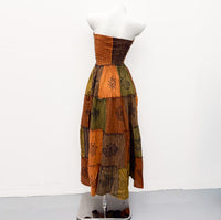 Boho Patchwork Multi Style Dress+ Skirt