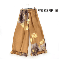Handmade Recycled Sari Wide Leg Pants