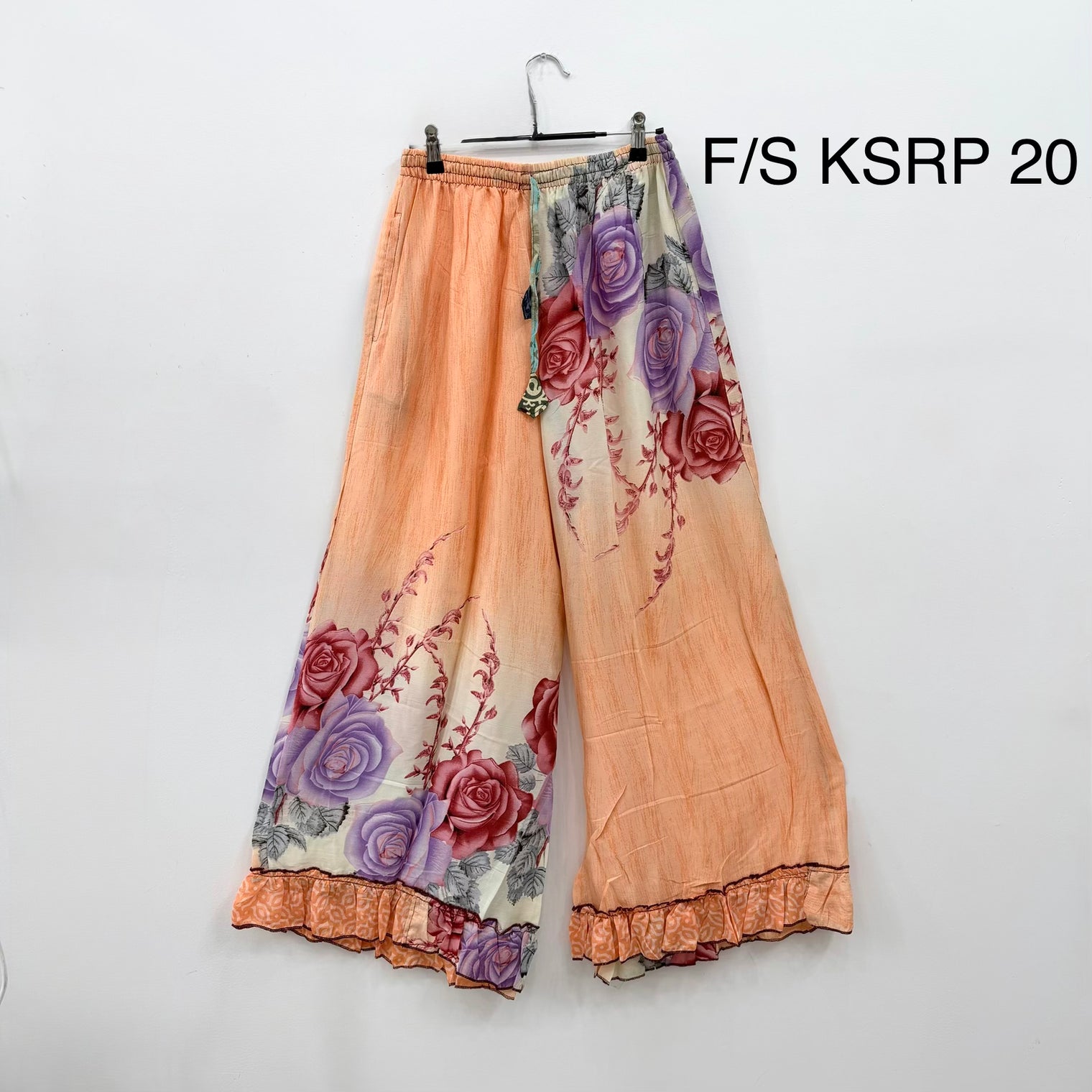 Recycled Sari Boho Palazzo Pants