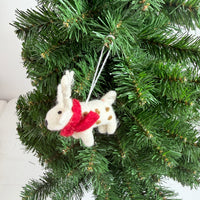 Handmade Felt Reindeer Christmas Ornament