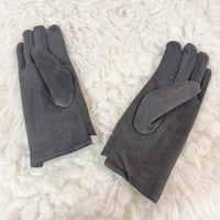 Star Fleece Lined Touchscreen Winter Gloves