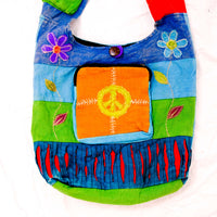 Cotton Patchwork Shoulder Bag
