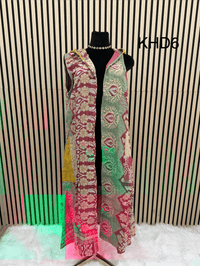 Bohemian Kantha Open Half Duster