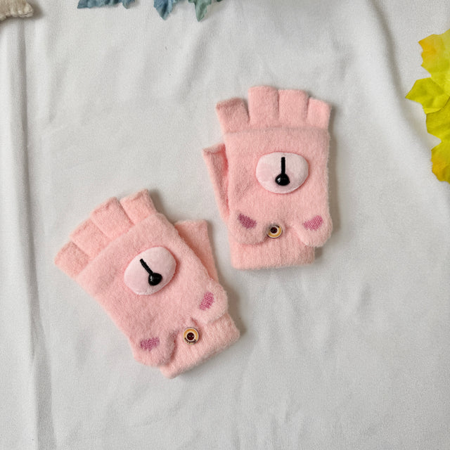 Cute Bear Convertible Kids Mitten/Gloves