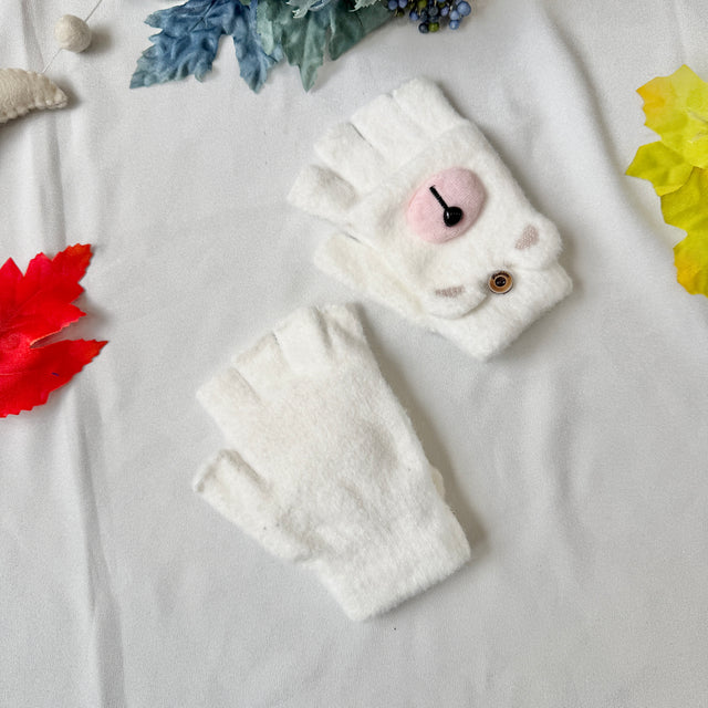 Cute Bear Convertible Kids Mitten/Gloves