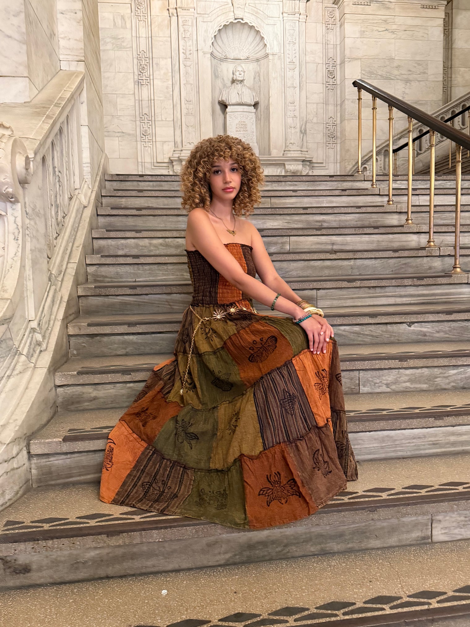 Boho Patchwork Multi Style Dress+ Skirt