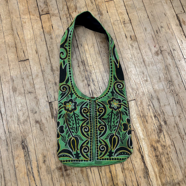 Embroidery Cotton Messenger Bag