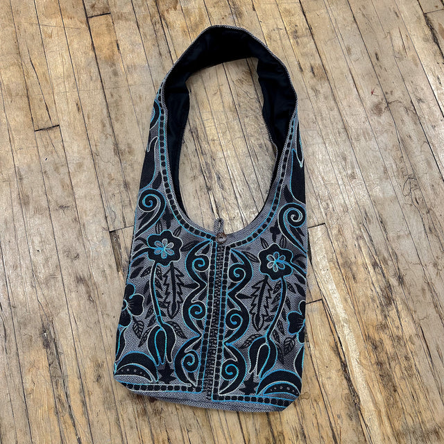 Embroidery Cotton Messenger Bag