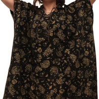 Whimsical Boho Reversible Patchwork Hoodie