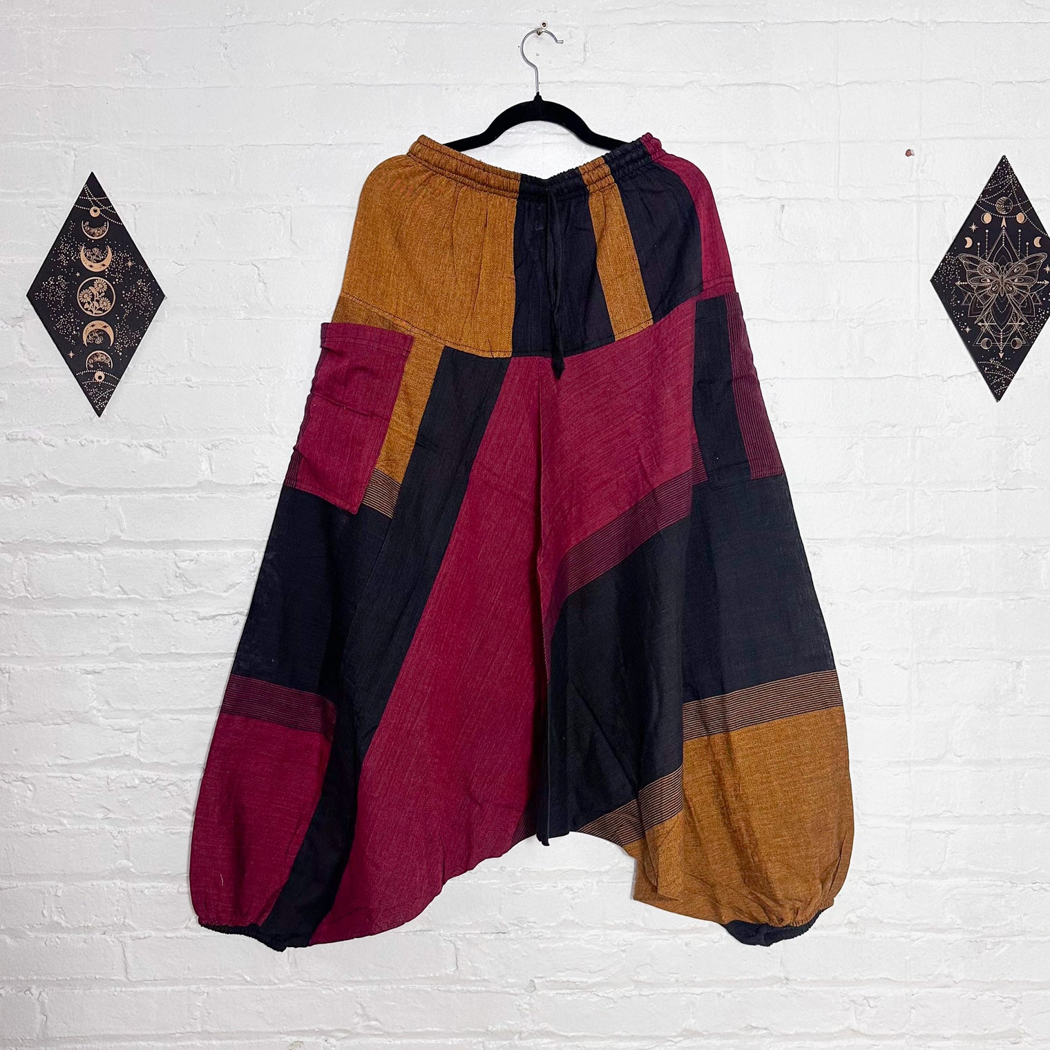 Unisex Organic Cotton Harem Pants with Pockets