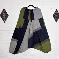 Unisex Organic Cotton Harem Pants with Pockets