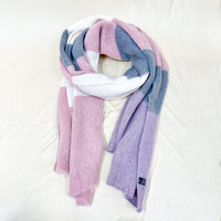 Plaid Geometric Print Long Cashmere Feel Scarfs