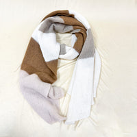 Plaid Geometric Print Long Cashmere Feel Scarfs