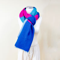 Plaid Geometric Print Long Cashmere Feel Scarfs