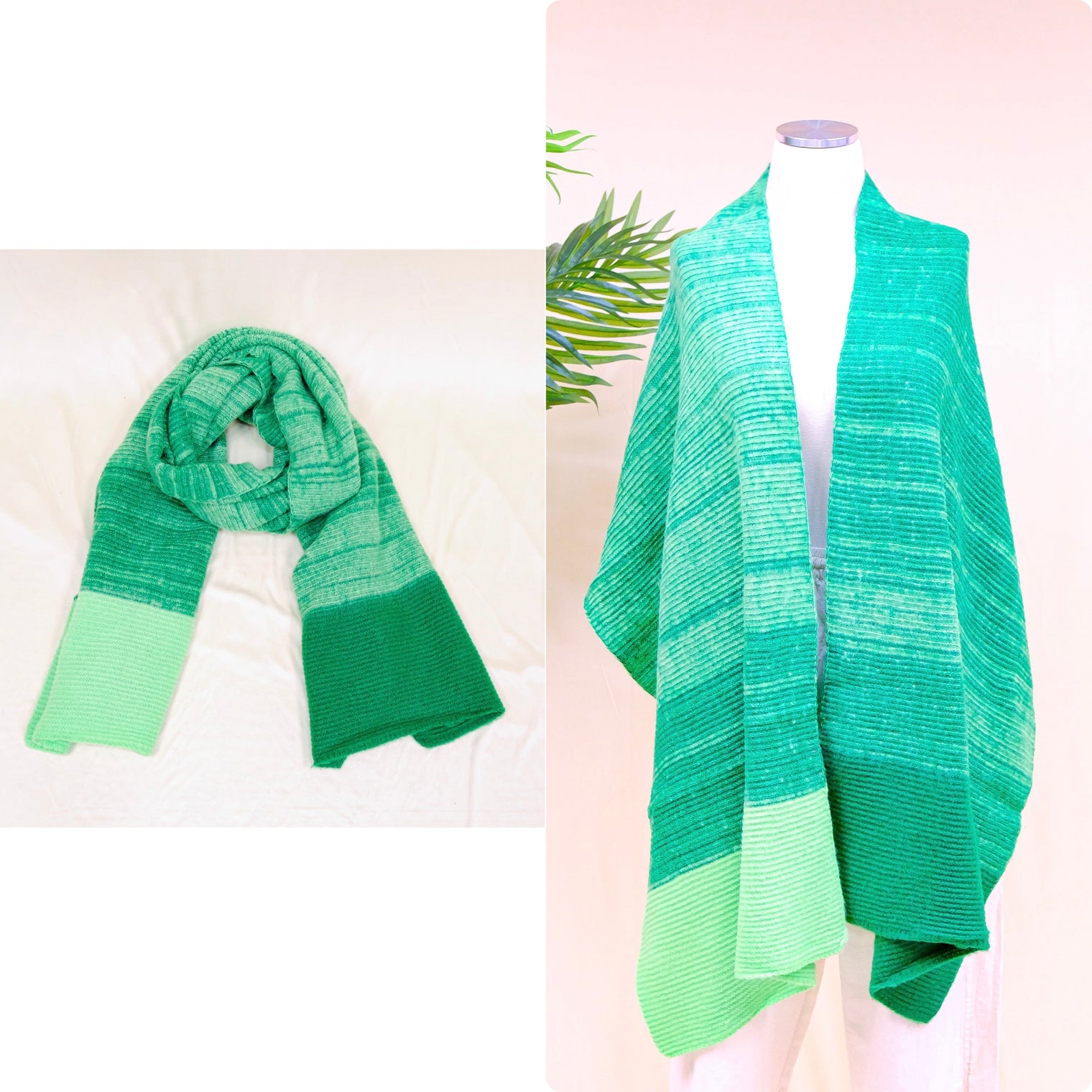 Striped Winter Unisex Scarfs (Pack of 10 )