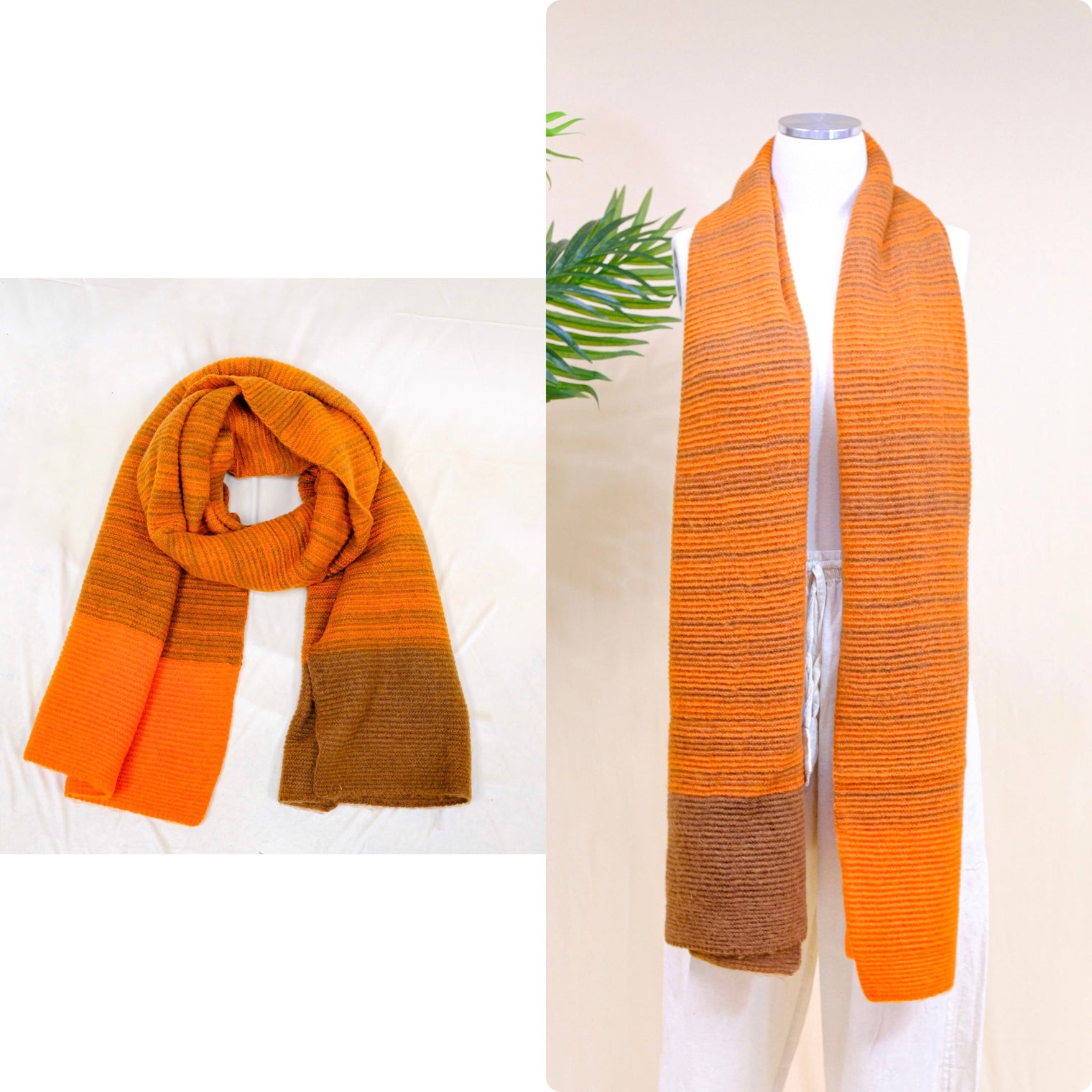 Striped Winter Unisex Scarfs (Pack of 10 )