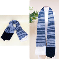 Striped Winter Unisex Scarfs (Pack of 10 )