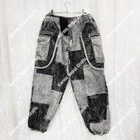 Patch Corduroy Baggy Pants