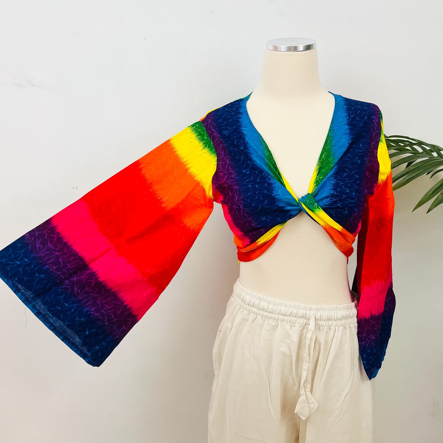 Bright Pride Colorful Pant and Bell Sleeve Top Set