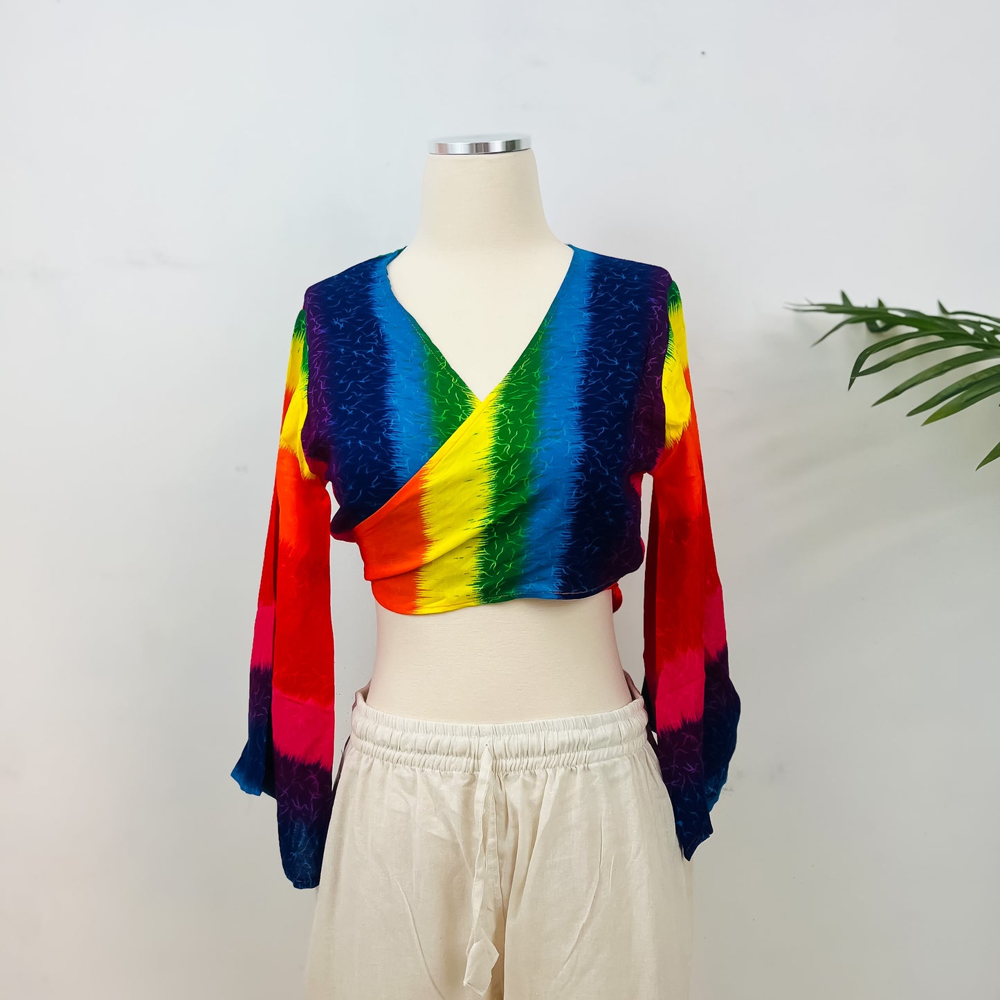 Bright Pride Colorful Pant and Bell Sleeve Top Set